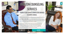 Desktop Screenshot of horizoncounselingsite.com